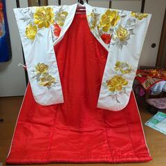 　ご予約)　金の鶴　打掛　お引きずり　フキ　花嫁　手刺繍　豪華絢爛　 金の鶴 打掛 お引きずり フキ 花嫁 手刺繍 豪華絢爛
