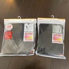 新品未開封　両方L 極暖とヒートテック　九分袖