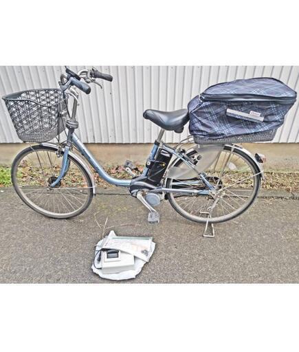 【取引中】USED Panasonic 電動アシスト自転車 VIVIStyleDX BE-ENDS636 直接取引 バッテリー 、充電器、鍵、取説、カバー付 長押4つ点灯 譲渡証明書