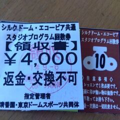 【ネット決済・配送可】シルクドーム·エコーピア共通　スタジオプロ...