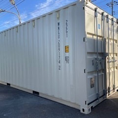セール！海上コンテナ シャッター取り付け済み 20ft 設置込み
