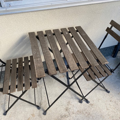 IKEA ガーデンテーブルセット(お相手決まりました)