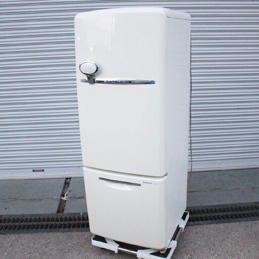 T585) National ナショナル WiLL FRIDGE ウィル 冷蔵庫 NR-B162R-W 162L 2005年製 2ドア 右開き 冷蔵 冷凍 レトロ