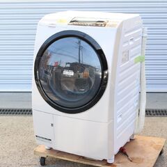 T594) 日立 ドラム式洗濯乾燥機 BD-S8700L 左開き...