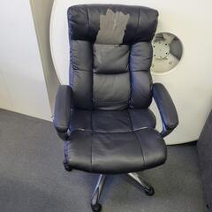 オフィス用　ゆったり椅子　黒　クッション性あり