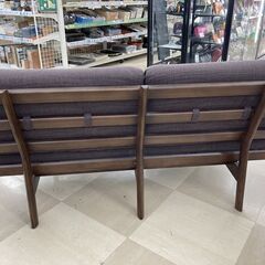 2人掛けソファー　Karimoku　WG30ｼﾘｰｽﾞ ﾌﾞﾗｳﾝ