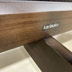 2人掛けソファー　Karimoku　WG30ｼﾘｰｽﾞ ﾌﾞﾗｳﾝ