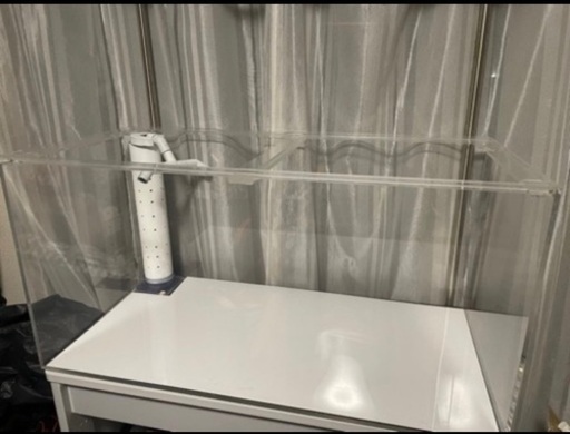 90×45×45 のアクリルオーバーフロー水槽