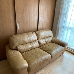 【本革】3人掛けソファ