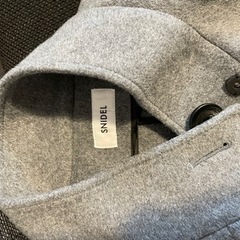 snidelスタンドカラーポンチョコート