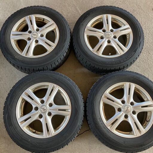 22番195/65R15 91Qスタッドレスタイヤ4本セット2013年製ダンロップ