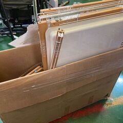 【愛品倶楽部柏店】Richell リッチェル 木製お掃除簡単キャットサークルＭ ３段 未使用品（未組立）