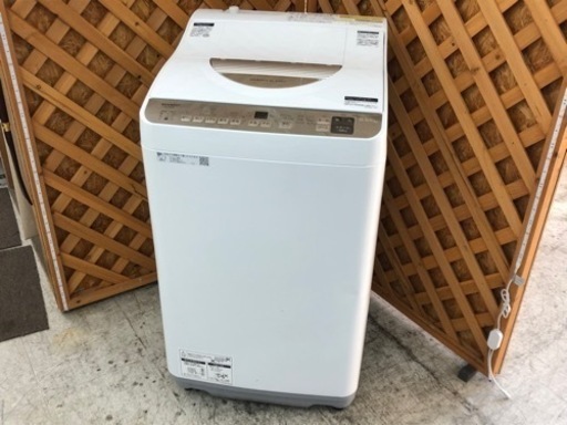 【愛品館江戸川店】シャープ5.5Kg全自動洗濯乾燥機（2022年製）お問合せID：142-030937-007