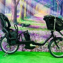 ❷ 4638子供乗せ電動自転車パナソニック3人乗り新品20インチ...