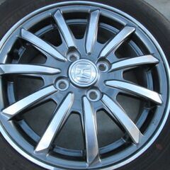 バリ溝 ホンダ N-WGN 純正 155/65R14 4.5J +40 PCD100 4穴 N-
