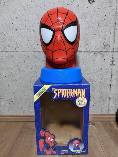 スパイダーマン コインバンク 貯金箱 マーベル MARVEL アメリカン 雑貨  