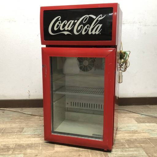 KYS2/98 動作確認済 Haier コカ コーラ 冷蔵 ショーケース JR CC25B 照明付 2015年製 赤 ハイアール Coca Cola 冷蔵庫 卓上 非売品