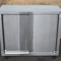 ヤ取7/29終了】≪y504≫美品 タニコー 業務用 ステンレス キャビネット