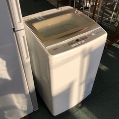 【リサイクルサービス八光　田上店　安心の3か月保証　配達・設置OK】AQUA アクア AQW-GS70H（W） [簡易乾燥機能付き洗濯機 7.0kg ホワイト]