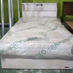 FRANCEBED/フランスベッド 未使用マットレス/フレームセット シングルサイズ 引き出し ホワイト 中古家具 店頭引取歓迎 R6278)