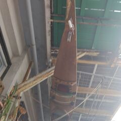 アウトリガー付き　木製カヤック