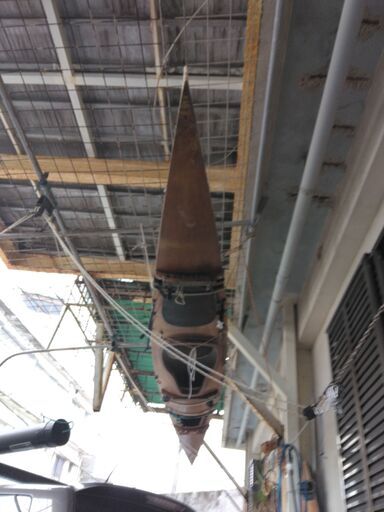 アウトリガー付き 木製カヤック ストア 