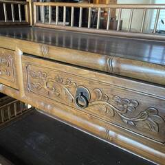 中国　飾り棚 収納棚 アンティーク 古家 オープンシェルフ無垢材 陳列棚 食器棚