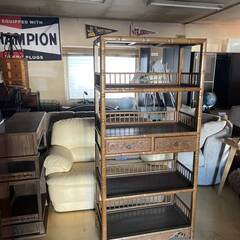 中国　飾り棚 収納棚 アンティーク 古家 オープンシェルフ無垢材 陳列棚 食器棚