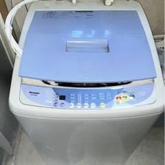 無料　シャープ　全自動洗濯機　es-700s 使用感あり