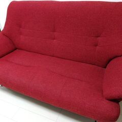 【お取引中】赤のソファ
