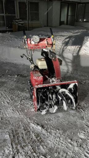 安心の HONDA 小型 除雪機 HS55JS セル一発始動