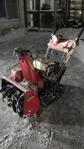 安心の HONDA 小型 除雪機 HS55JS セル一発始動