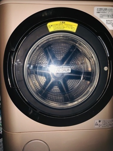 HITACHI 風アイロン　１２ｋ　洗濯乾燥機