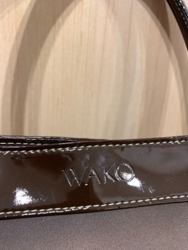 【ほぼ新品】Ginza WAKO 銀座和光 トートバッグ◆ ブラウン /茶色/ハンド/レディース/鞄