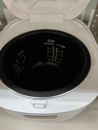 J2060  良品 Panasonic パナソニック IHジャー炊飯器 2段IH 備長炭釜 SR-KT060-W 3.5合炊き 2021年製クリーニング済み