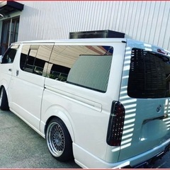 ハイエース200系　部品　サイドスポイラー　エセックス