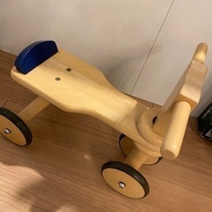 室内用　木製三輪車