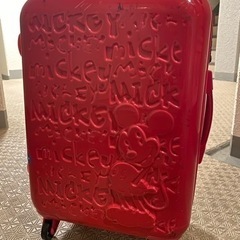 ディズニー スーツケース小　ピンク
