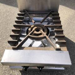 ■中古品 フジマック 1口コンロ LPガスコンロ 2013年 2バーナー 400ｘ600ｘ260（420）ｍｍ 動作問題なし ガステーブル■