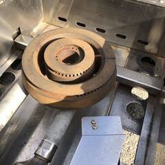 ■中古品 フジマック 1口コンロ LPガスコンロ 2013年 2バーナー 400ｘ600ｘ260（420）ｍｍ 動作問題なし ガステーブル■