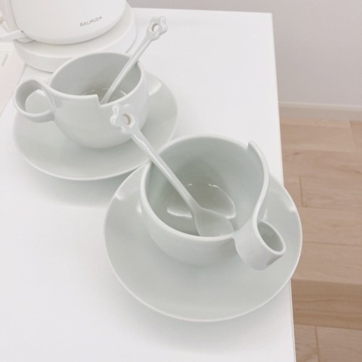 新品 八瑞窯 カップ&ソーサー マドラー 2客 白潟八洲彦 完売品