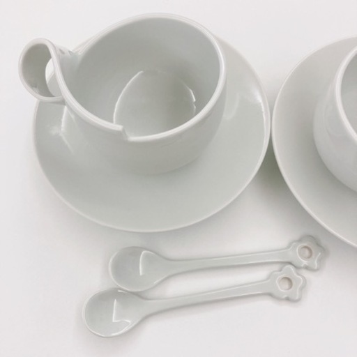 新品 八瑞窯 カップ＆ソーサー マドラー 2客 白潟八洲彦 完売品