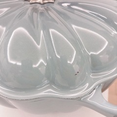 新品未使用 ルクルーゼ　シグニチャー ココット・パンプキン 24cm シーソルト