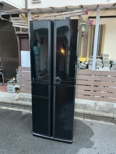 【引取り限定】【値下げ】ファミリー冷蔵庫 amadana 2012年　ZR-341-BK