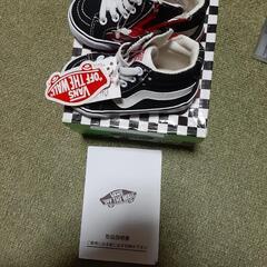 未着用タグ付 ベビー靴 VANS V38 BABY SK8-HI...