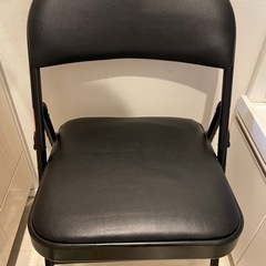 パイプ椅子(黒)