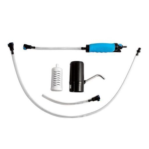 高性能　携帯浄水器　浄水フィルター　+交換フィルターセット　充電式電動ポンプと手動ポンプ付き