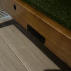 カリモク60 Kチェア 2シーター モケットグリーン オットマン付き