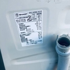 1704番 シャープ✨全自動電気洗濯乾燥機✨ES-Z100-NL‼️