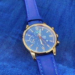 <新品・未使用> 腕時計　ブルー